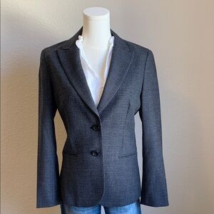 Theory Charcoal Two-Button Blazer